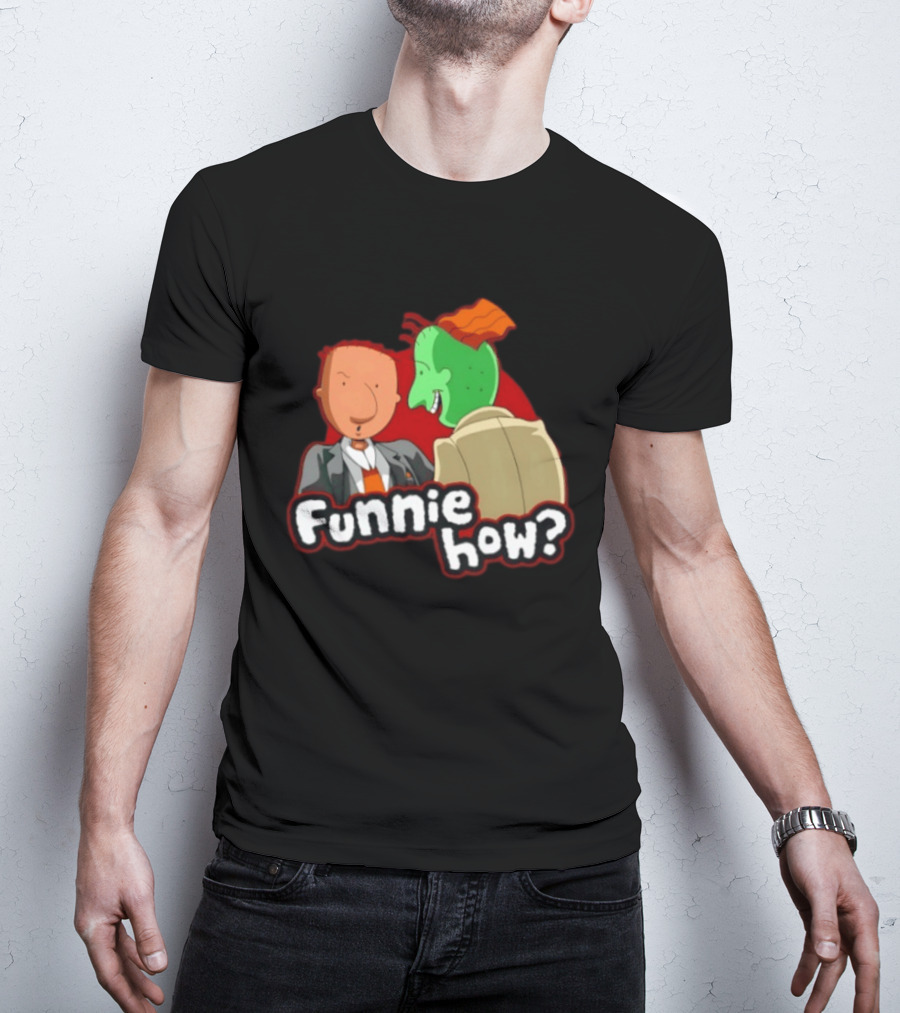 Doug Funnie Funny How Animated Series Characters Meeting T-Shirt