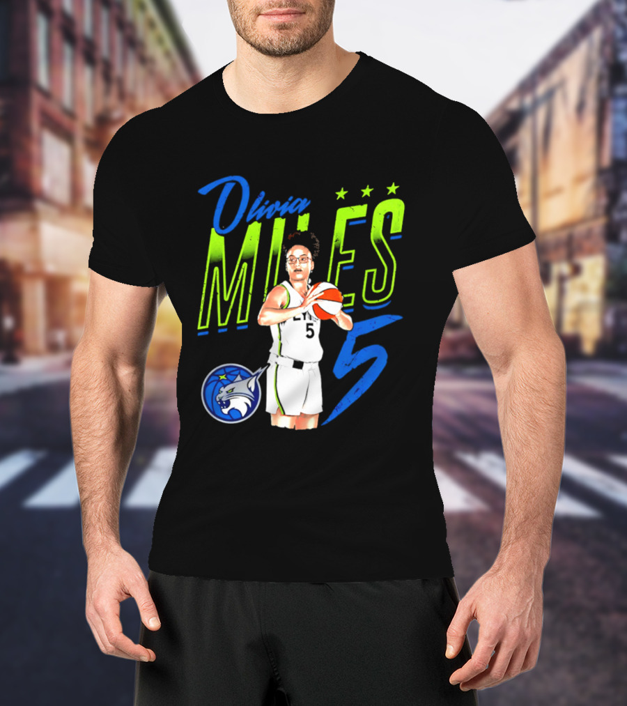 Olivia Miles Minnesota Lynx 5 Star Player T-Shirt