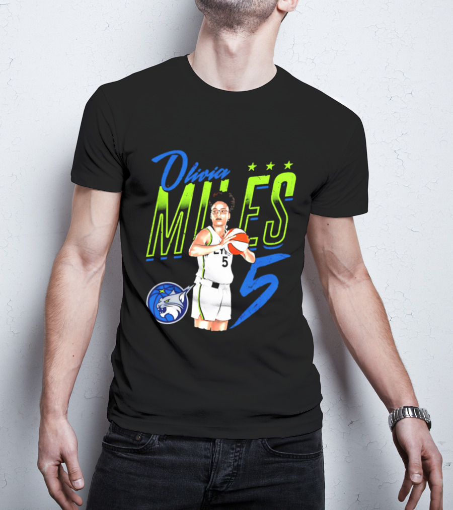 Olivia Miles Minnesota Lynx 5 Star Player T-Shirt