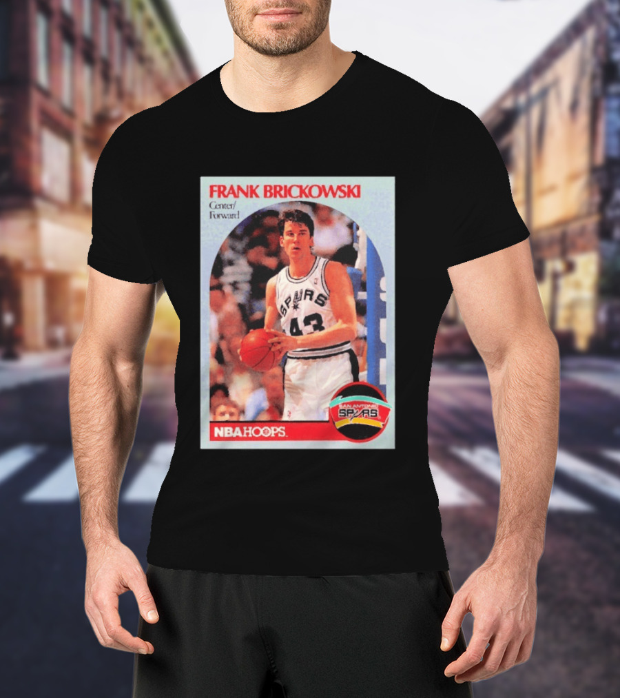 Frank Brickowski Center Forward San Antonio Spurs NBA Hoops T-Shirt