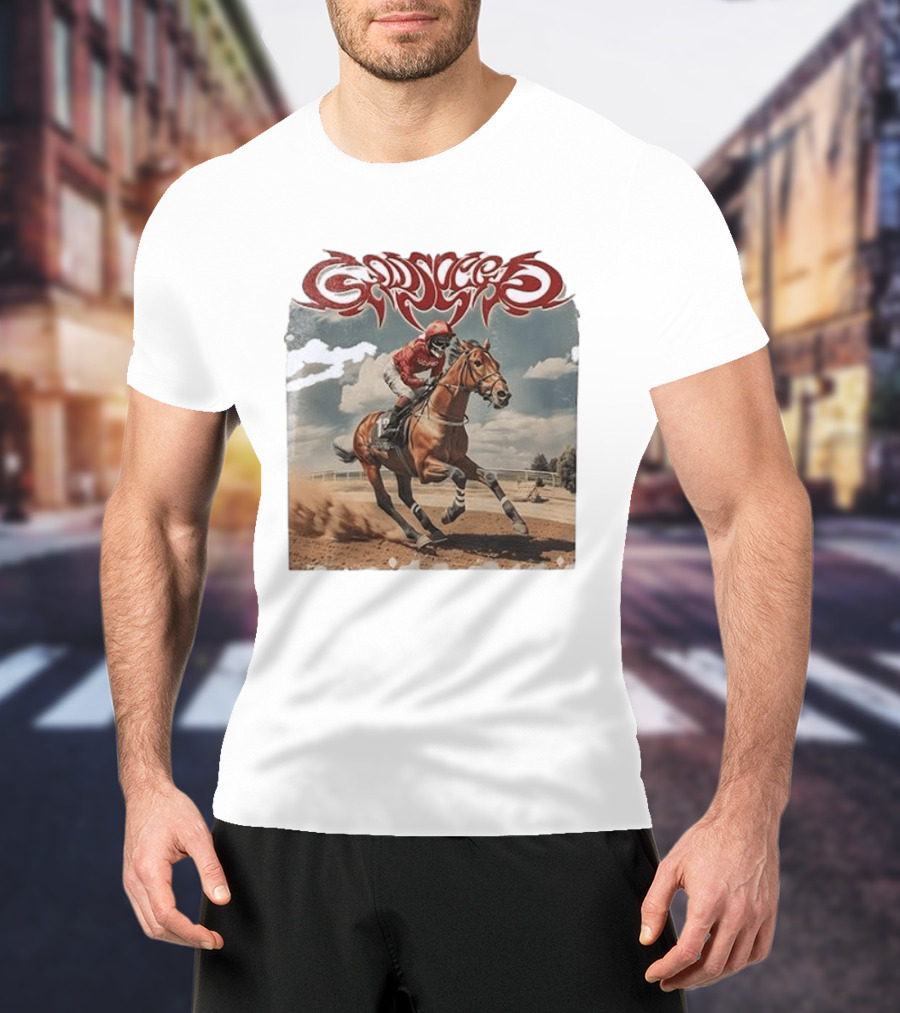 Godspeed Thoroughbred Racing Out Of Many One Bone T-Shirt
