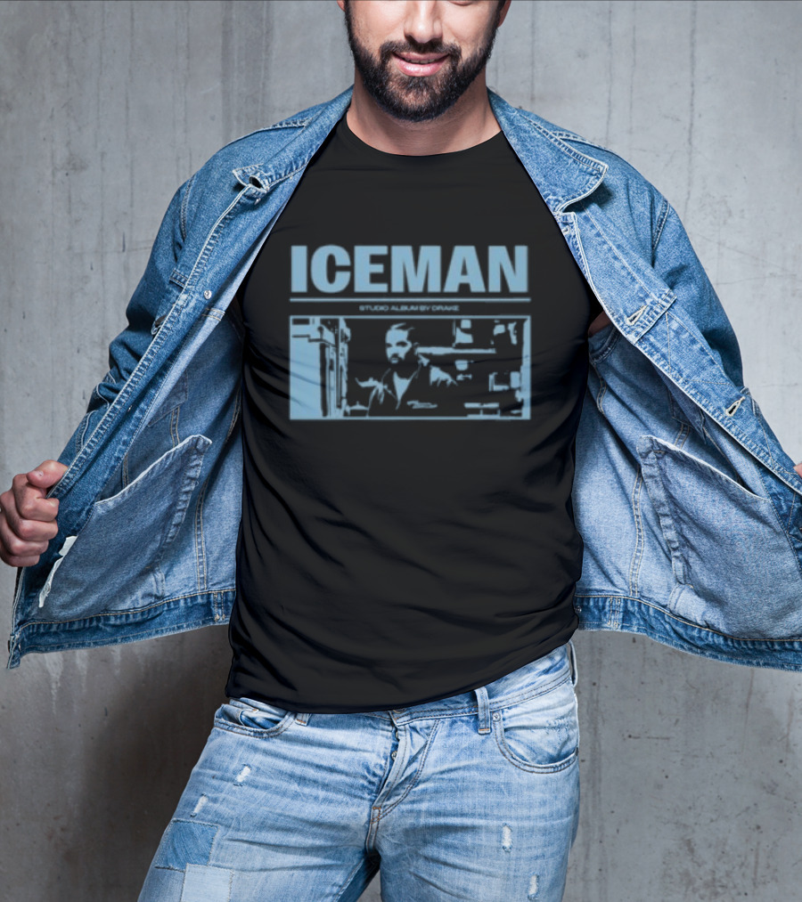ICEMAN Studio Album By Drake Blueprint T-Shirt