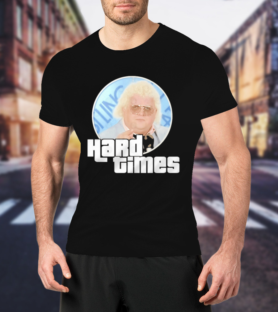 Dusty Rhodes Wrestling Icon Hard Times T-Shirt