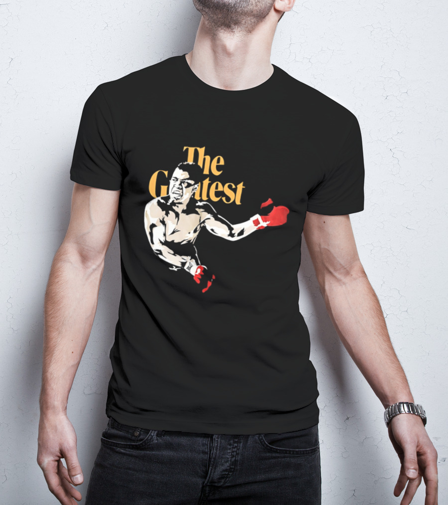 The Greatest Muhammad Ali Red Gloves Boxer T-Shirt