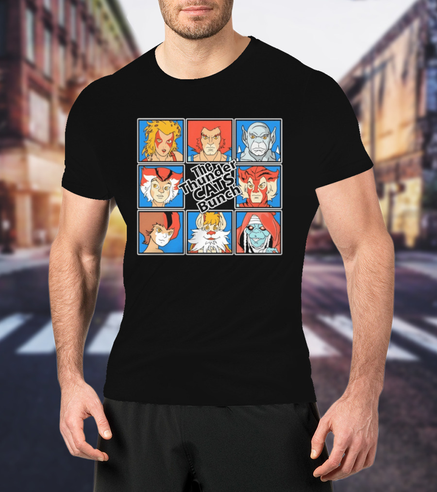The ThunderCats Bunch Characters Classic Cartoon Collaboration T-Shirt