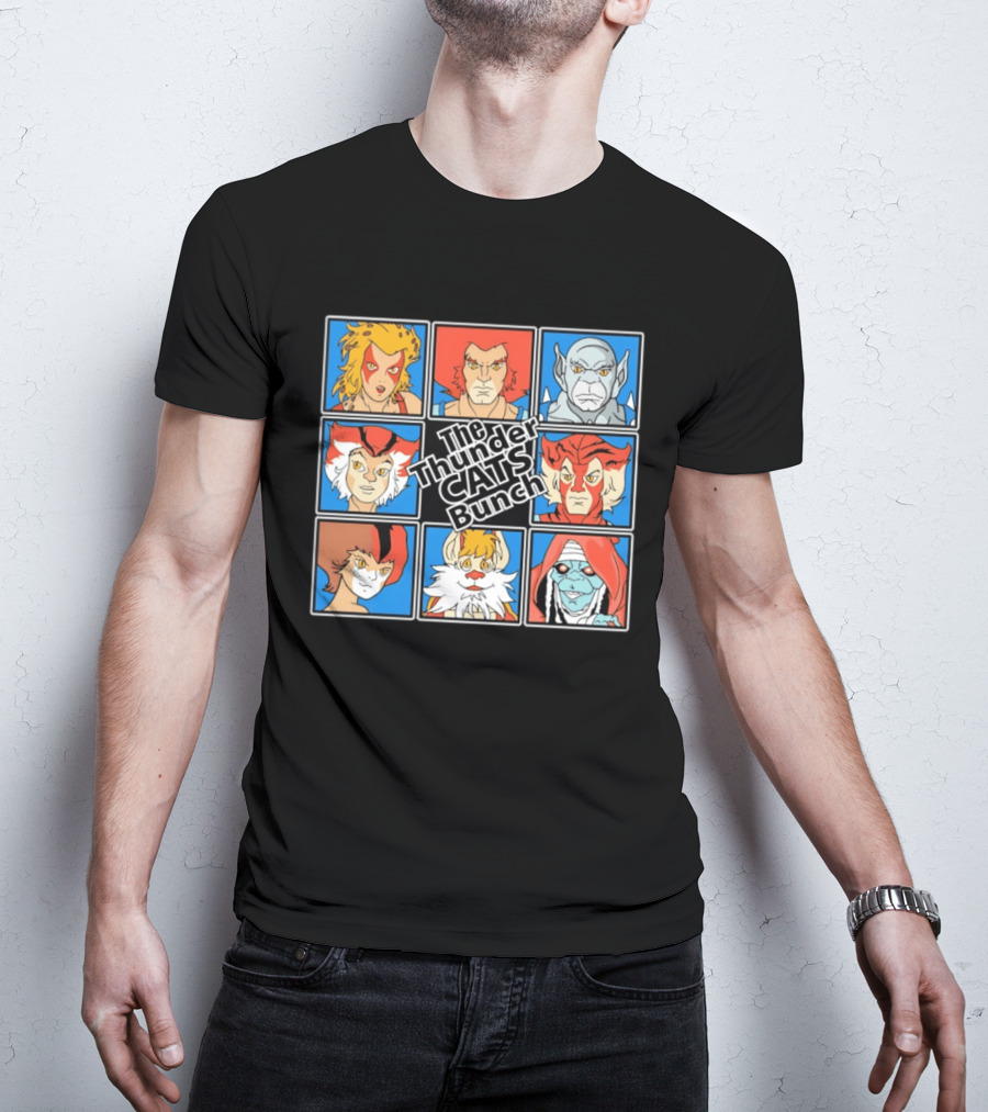 The ThunderCats Bunch Characters Classic Cartoon Collaboration T-Shirt