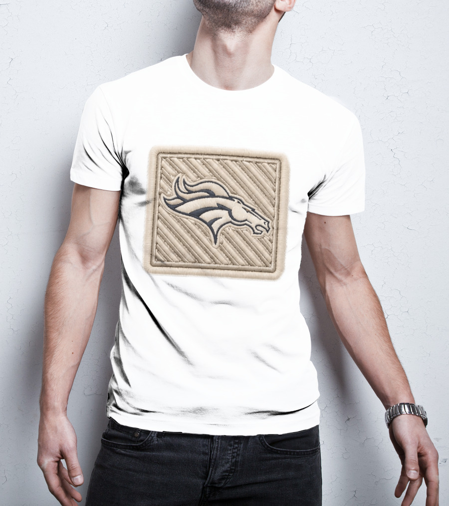 Broncos 2026 Training Camp Hat Patch With Embroidered Horse T-Shirt