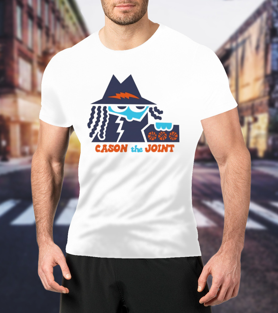 Cason The Joint Lightning Bolt Hat Basketball Trio T-Shirt