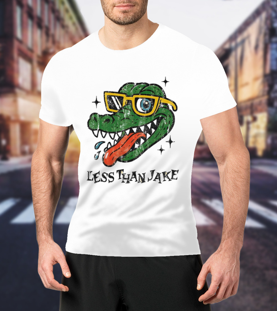 Less Than Jake Sunglasses Alligator T-Shirt