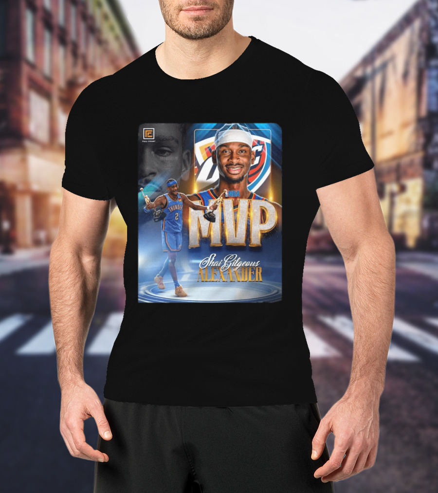Shai Gilgeous Alexander MVP NBA 2024 Oklahoma City Thunder T-Shirt