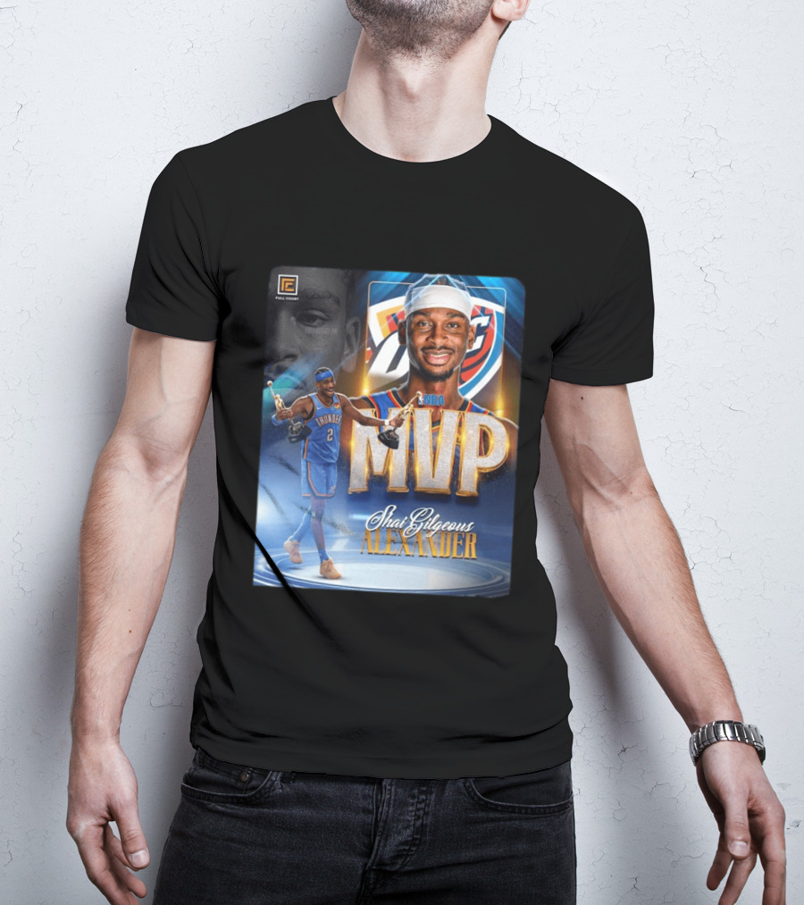 Shai Gilgeous Alexander MVP NBA 2024 Oklahoma City Thunder T-Shirt
