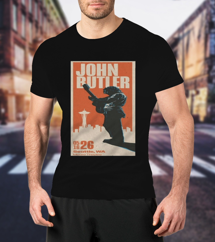 John Butler Live At Moore Theatre Seattle WA May 16 2026 T-Shirt