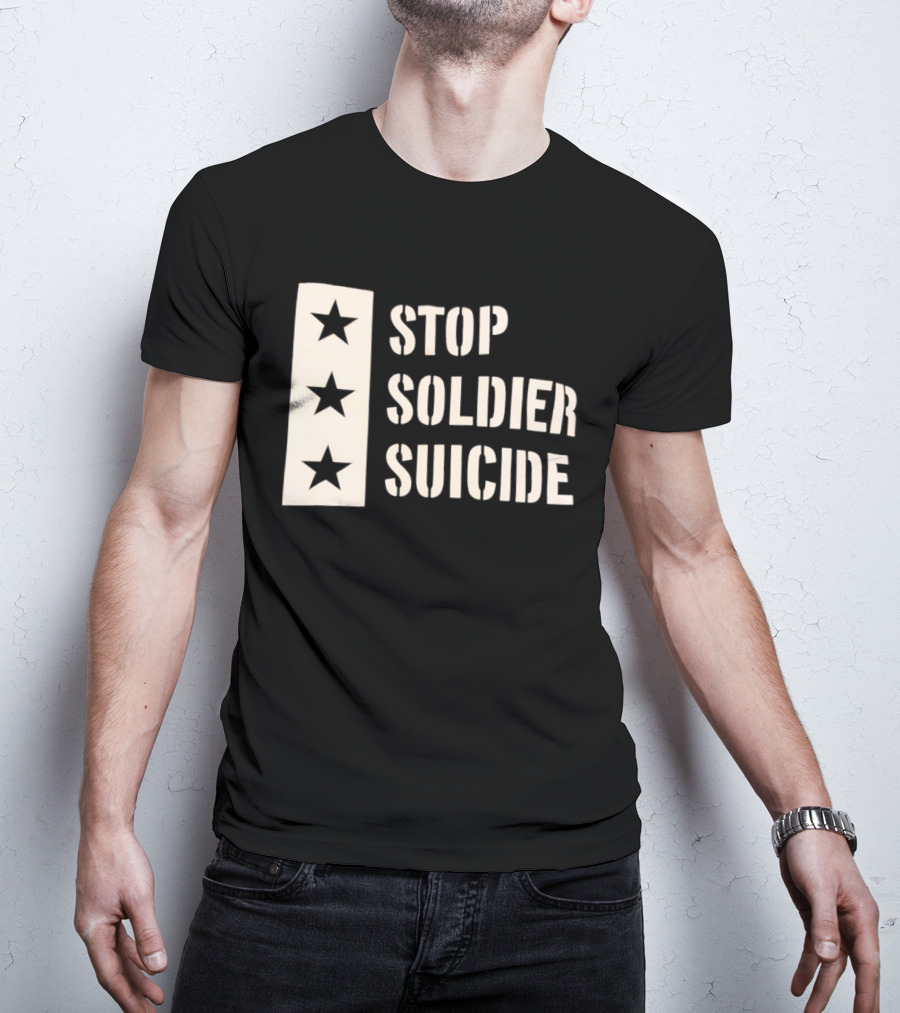 Stop Soldier Suicide Three Star T-Shirt