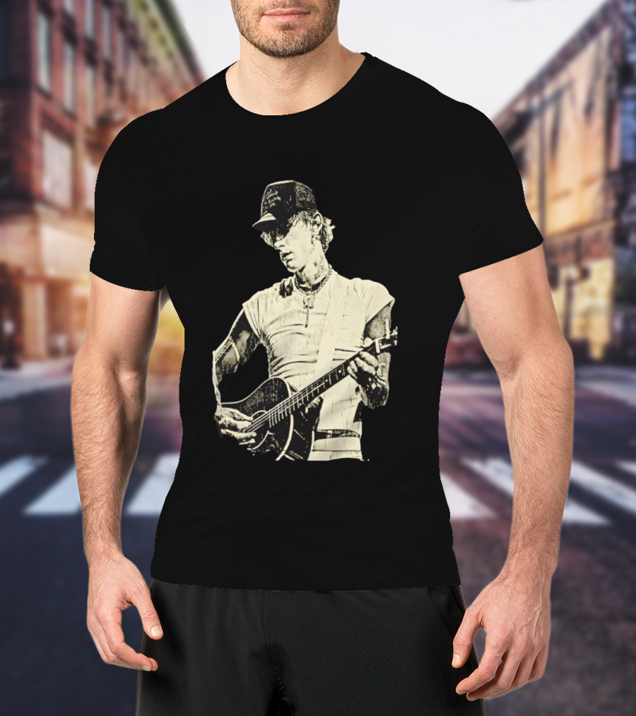 Machine Gun Kelly Americana Tour 2026 Vintage Guitar T-Shirt