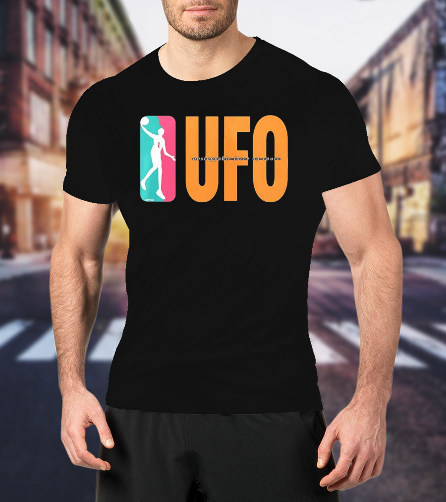 UFO Unstoppable Force On Court San Antonio Spurs T-Shirt