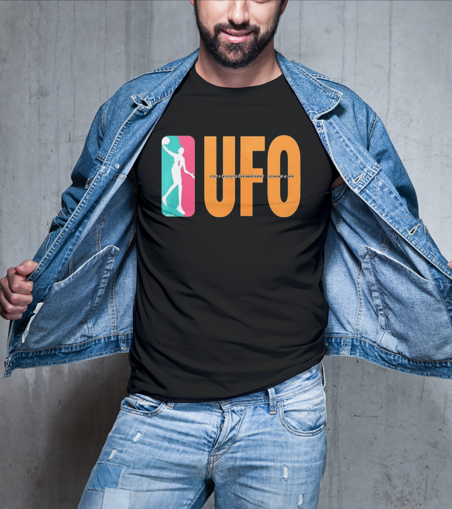 UFO Unstoppable Force On Court San Antonio Spurs T-Shirt