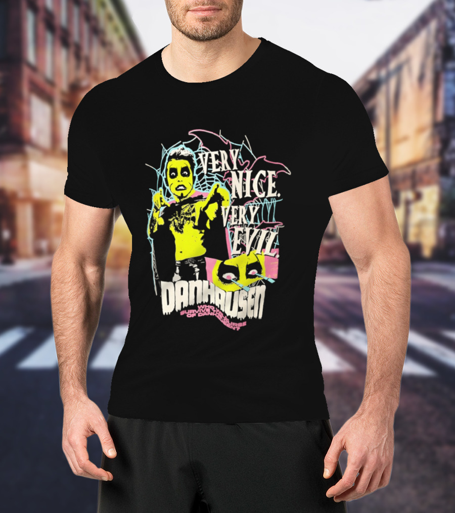 Danhausen Very Nice Very Evil Yellow Cartoon T-Shirt