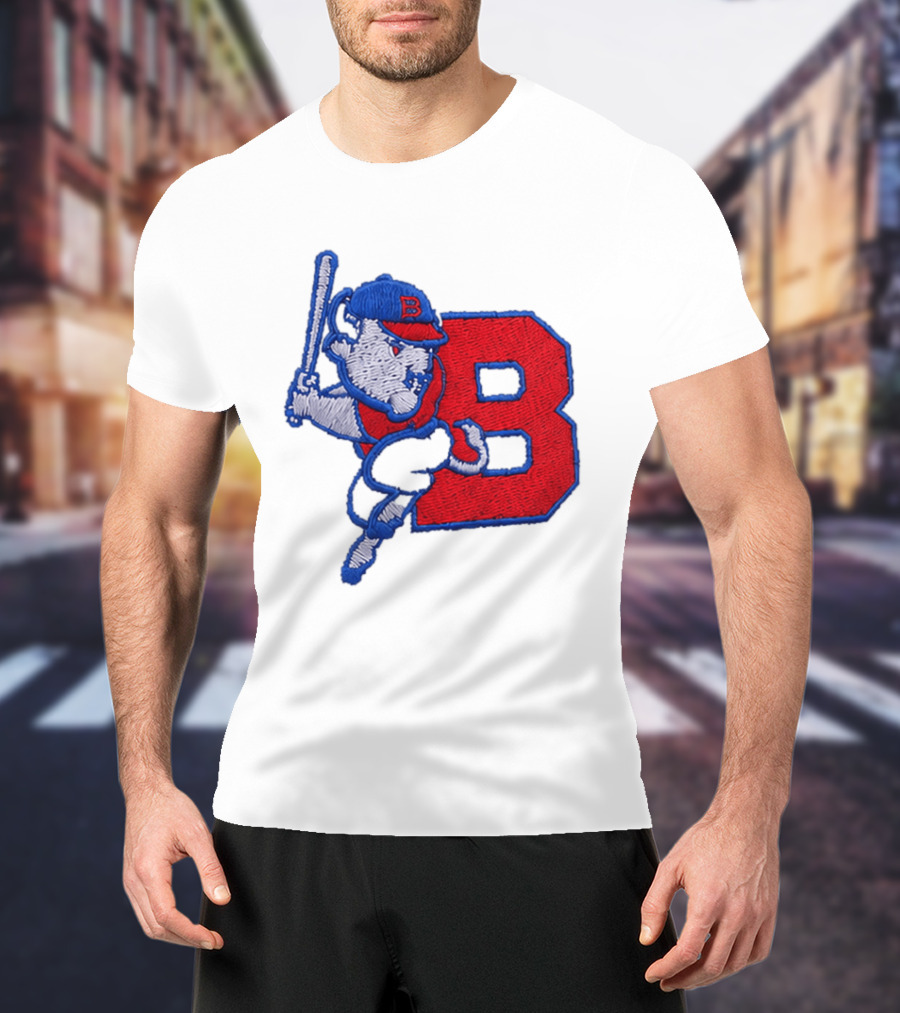 2026 Buffalo Bisons Big League Chew B Logo Baseball Bat Hitting Buffalo Embroidery Hat T-Shirt
