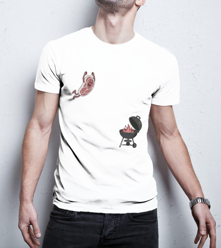 BBQ Jumping Steak 2026 Funny Grill T-Shirt