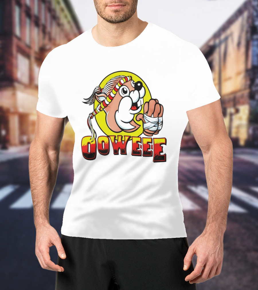 Buc Ees Muay Thai Beaver Ooweee Fighter T-Shirt