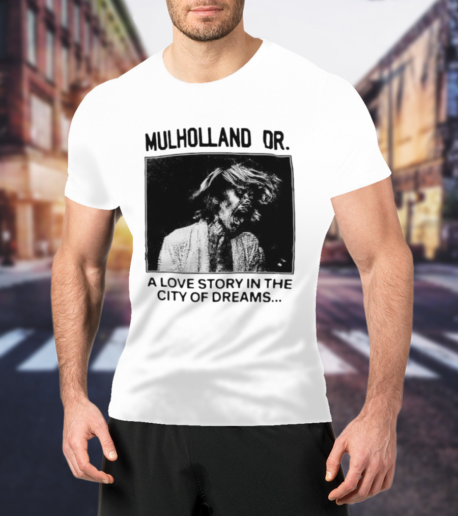 Mulholland Dr. A Love Story In The City Of Dreams Vintage Noir Aesthetic T-Shirt