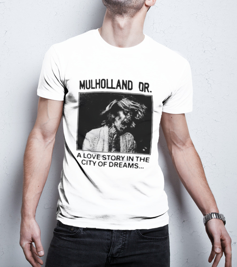 Mulholland Dr. A Love Story In The City Of Dreams Vintage Noir Aesthetic T-Shirt