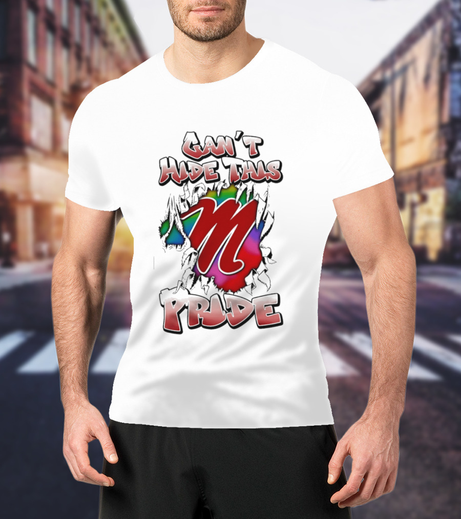Can't Hide This Pride Ole Miss Rebels M T-Shirt
