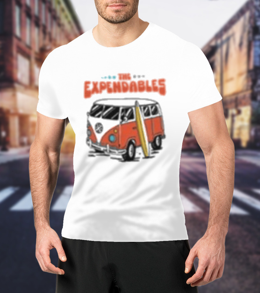 The Expendables Surfer Van Santa Cruz CA T-Shirt