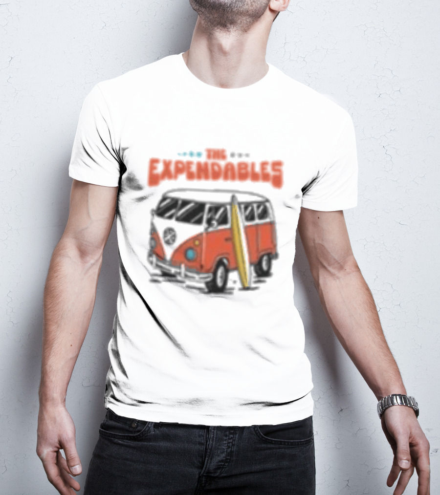 The Expendables Surfer Van Santa Cruz CA T-Shirt