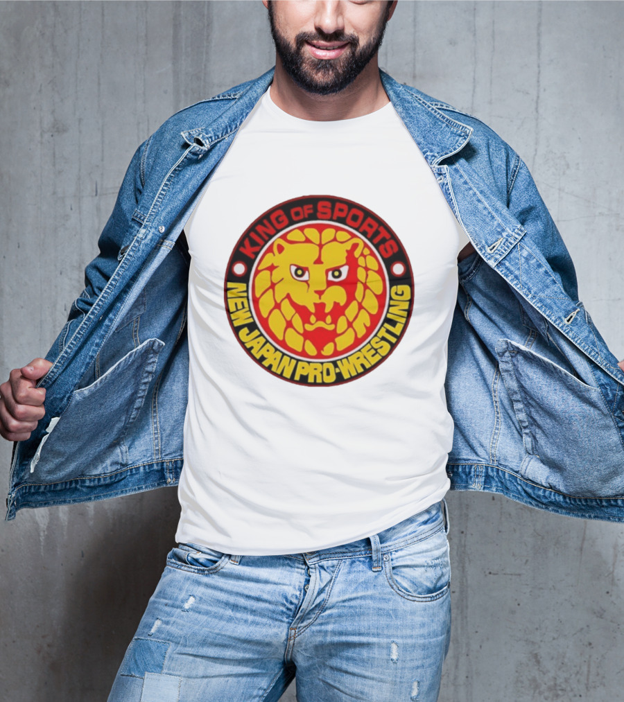 King Of Sports New Japan Pro Wrestling Lion T-Shirt