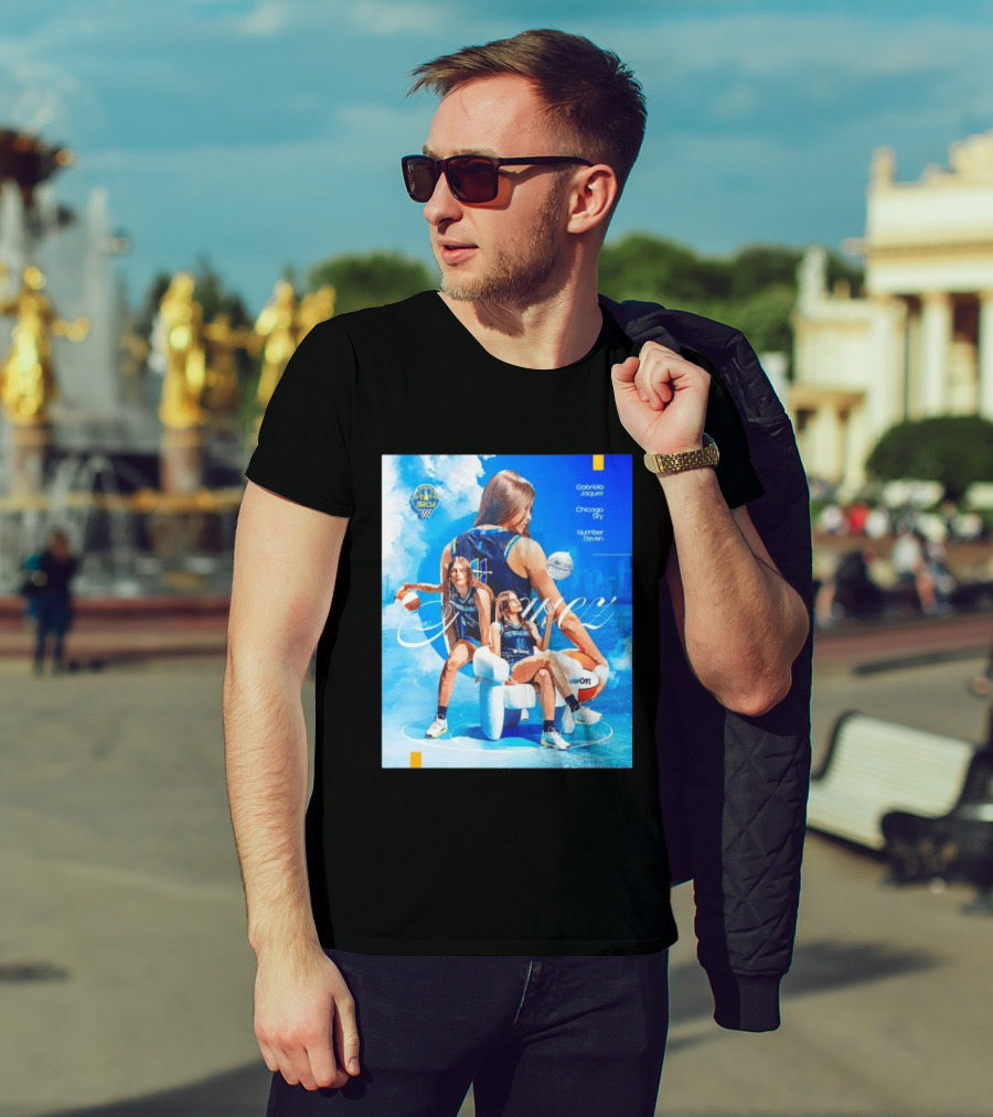 Chicago Sky Gabriela Jaquez Number Eleven Basketball T-Shirt
