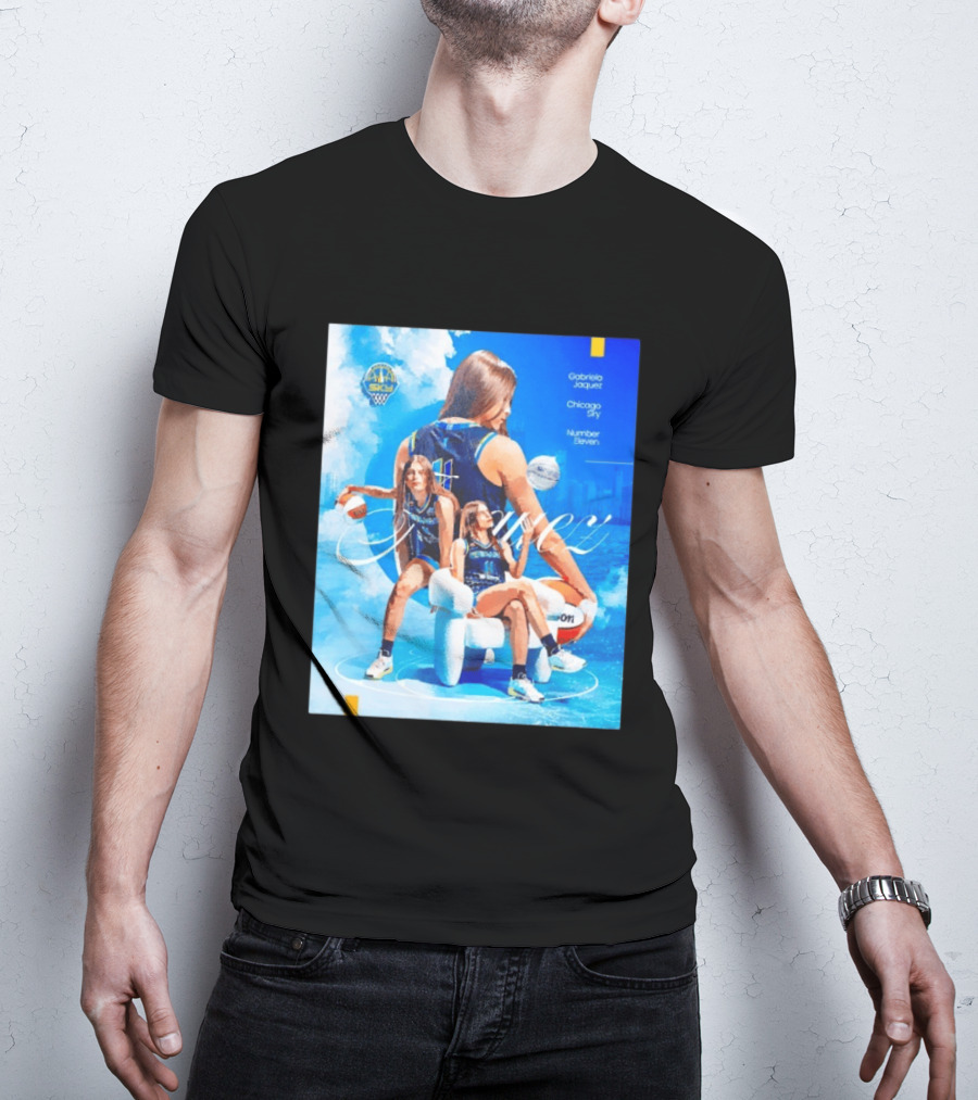 Chicago Sky Gabriela Jaquez Number Eleven Basketball T-Shirt