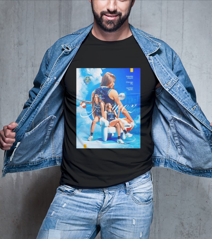 Chicago Sky Gabriela Jaquez Number Eleven Basketball T-Shirt