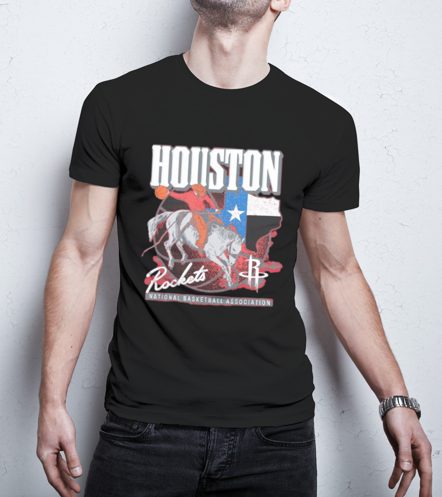 Houston Rockets National Basketball Association Texas Cowboys Basketball T-Shirt