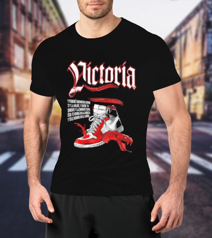 Victoria Y Pondré Enemistad Entre Ti Y La Mujer Simiente Suya Sneaker Serpent T-Shirt