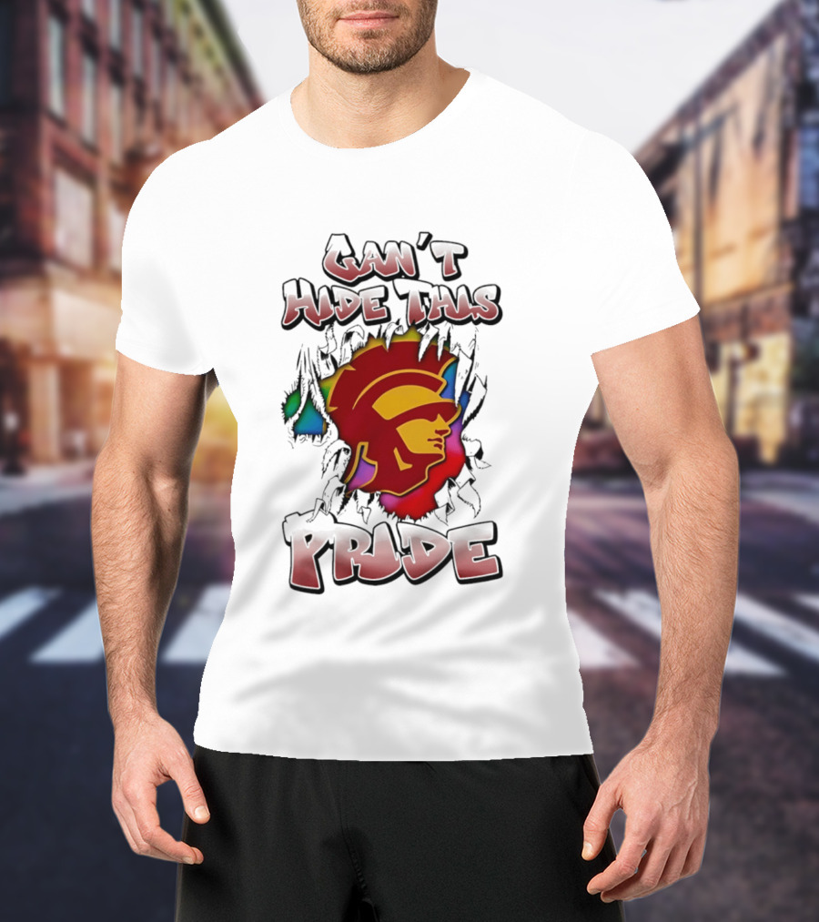 Texas Tech Red Raiders Can't Hide This Pride With USC Trojans Trojan T-Shirt