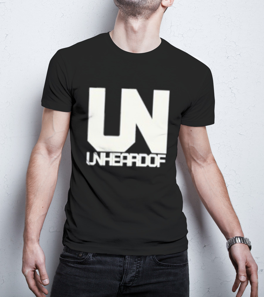 Unheardof Core UN Minimalist Text Urban Streetwear Fashion T-Shirt