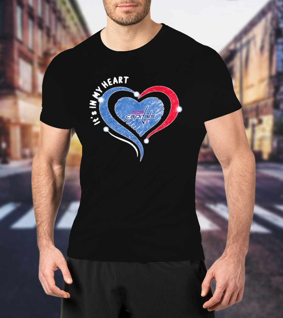 Washington Capitals It's In My Heart NHL 2026 Hockey T-Shirt