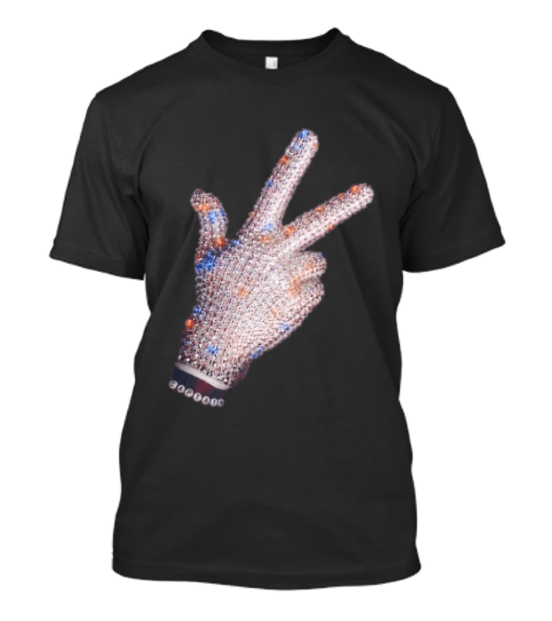 Jalen Brunson Captain New York Knicks Iceman Hand Crystal Glove Knicks T-Shirt
