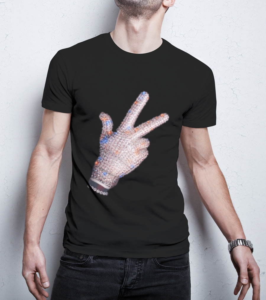 Jalen Brunson Captain New York Knicks Iceman Hand Crystal Glove Knicks T-Shirt