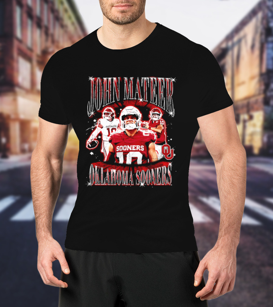 John Mateer Oklahoma Sooners Football The Year Of Mateer T-Shirt