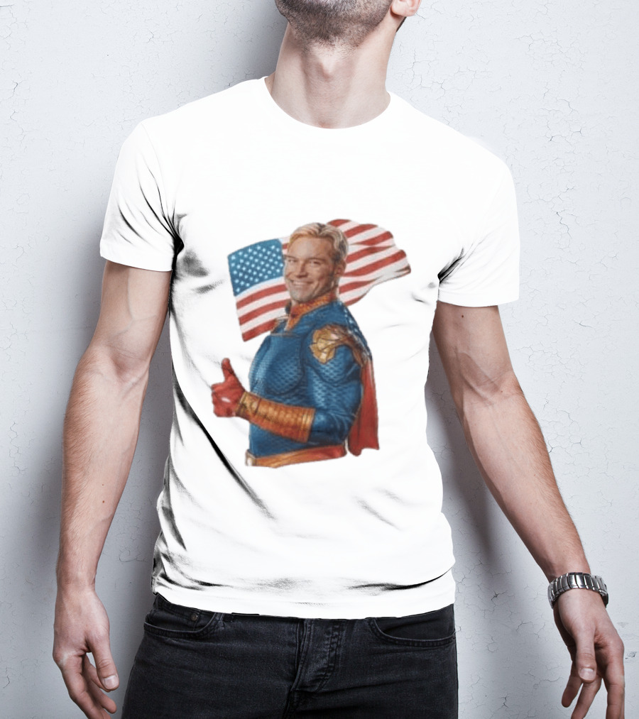 The Boys Season 5 Homelander American Flag Thumbs Up T-Shirt