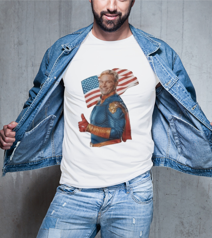 The Boys Season 5 Homelander American Flag Thumbs Up T-Shirt