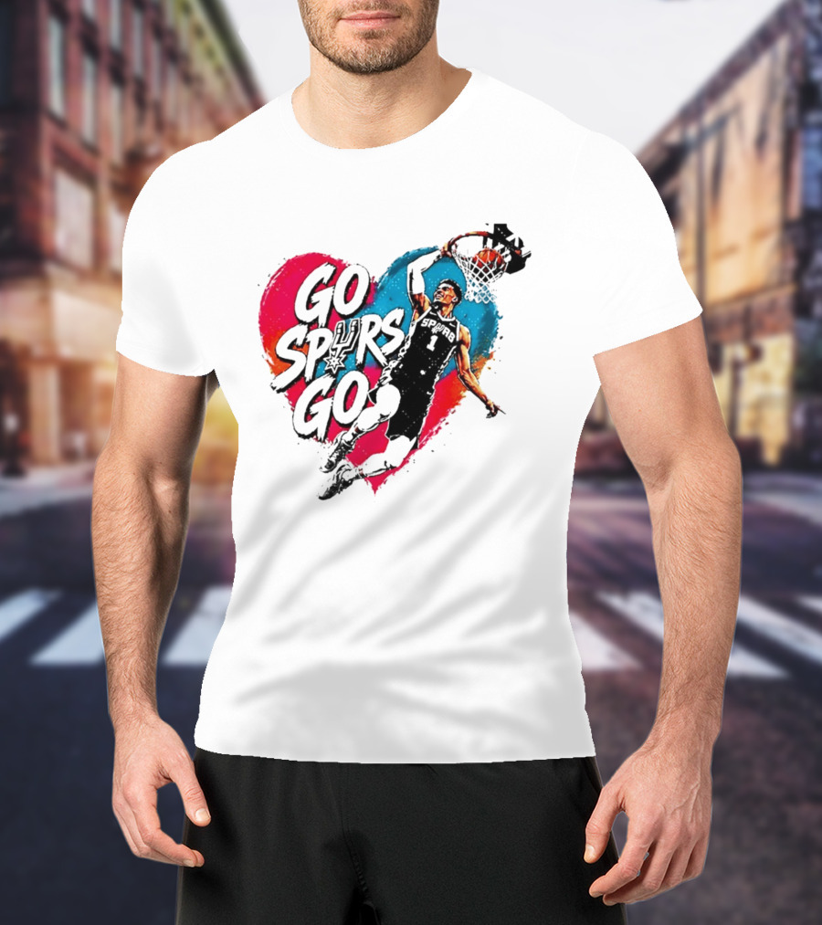 Victor Wembanyama Go Spurs Go San Antonio Basketball 2026 T-Shirt