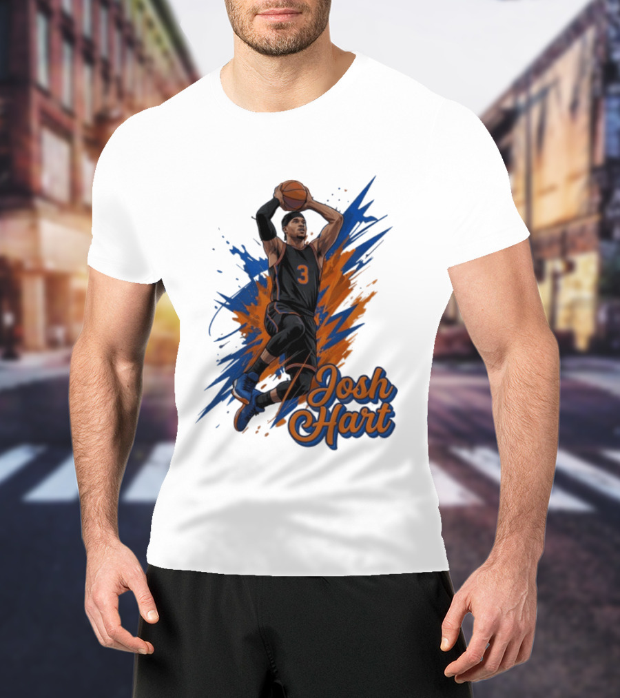 Josh Hart New York Knicks Basketball Number 3 T-Shirt