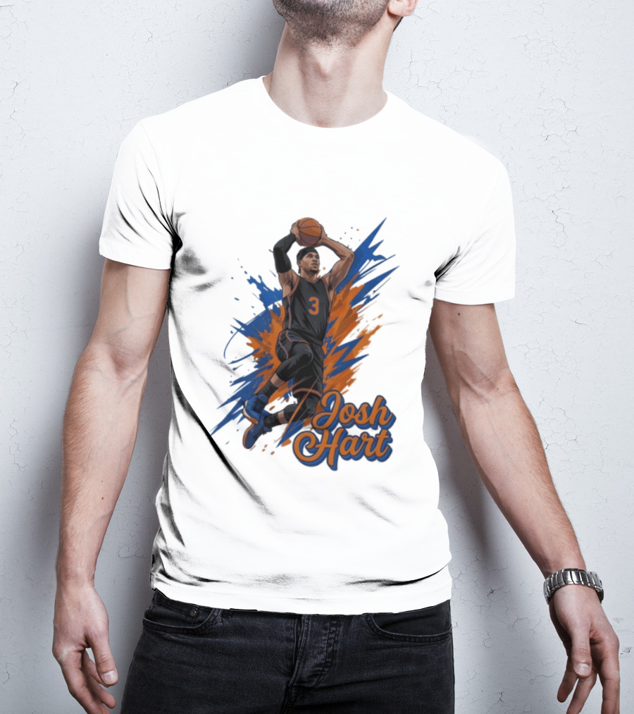 Josh Hart New York Knicks Basketball Number 3 T-Shirt