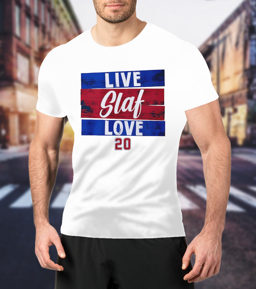 Live Slaf Love 20 Juraj Slafkovsky Montreal Canadiens NHL T-Shirt