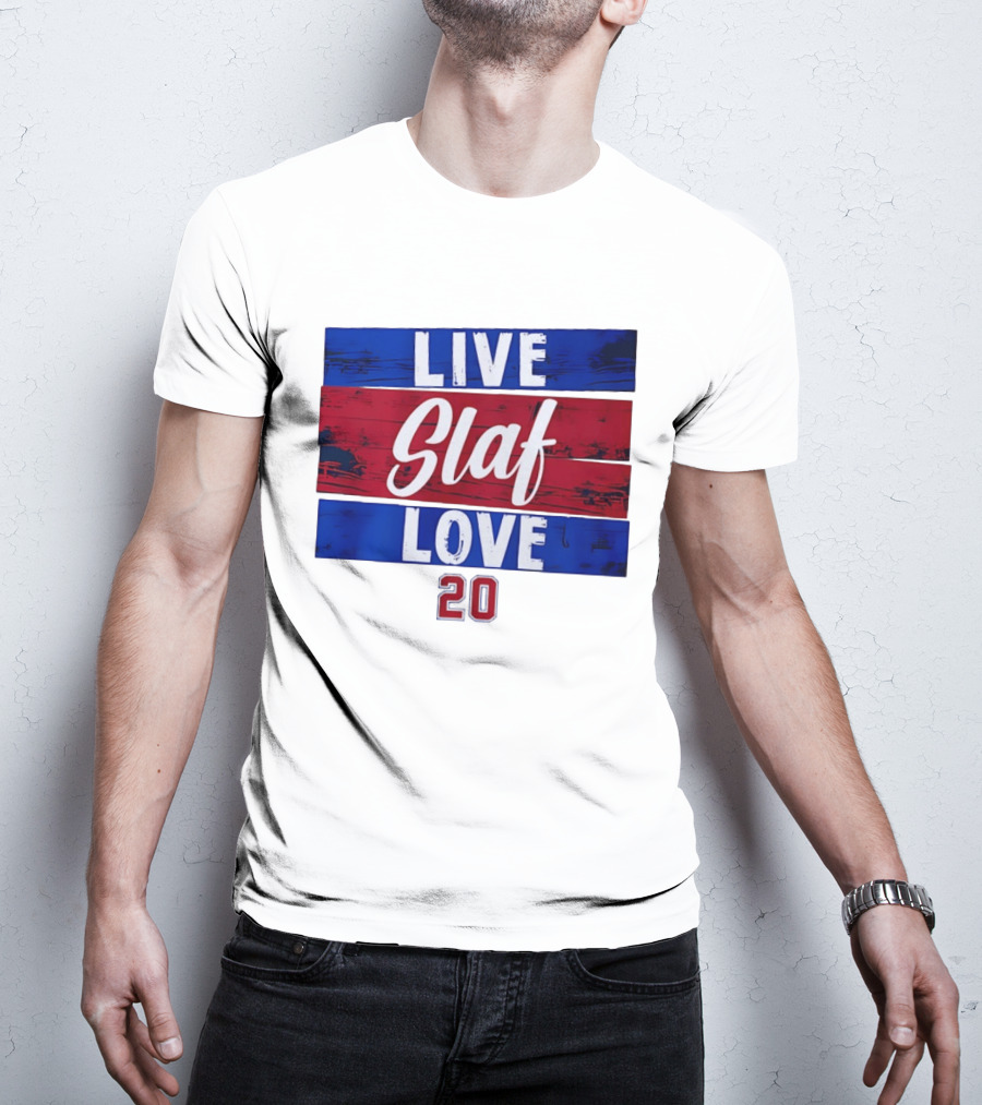 Live Slaf Love 20 Juraj Slafkovsky Montreal Canadiens NHL T-Shirt