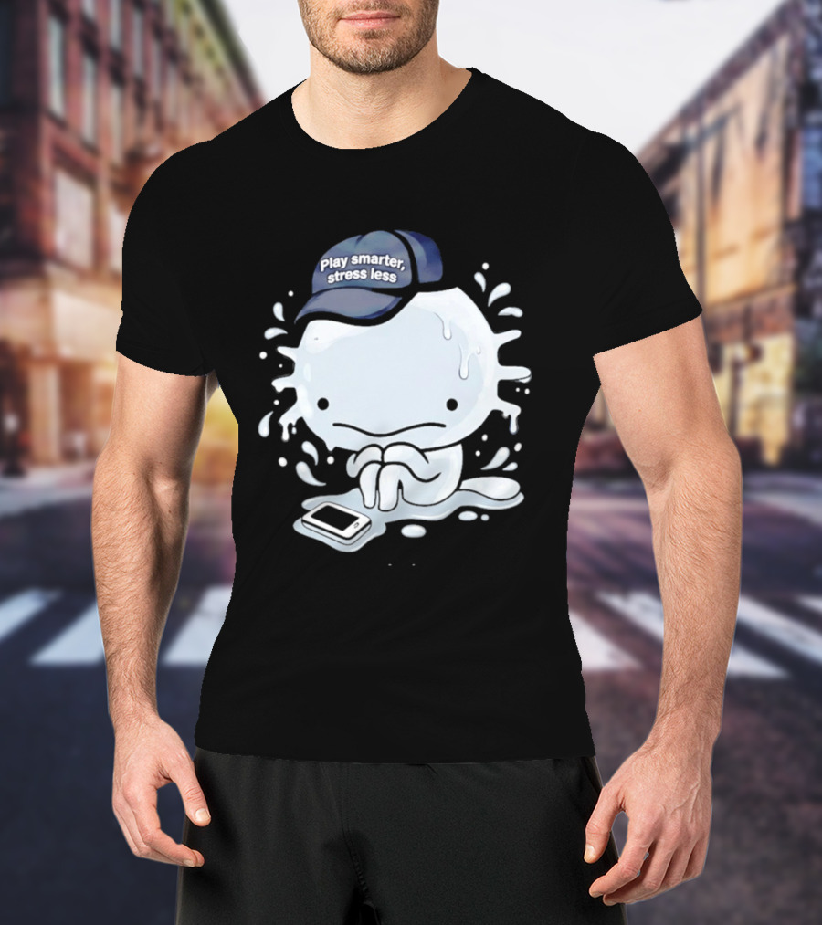 Axolotl Play Smarter Stress Less Hat And Phone T-Shirt
