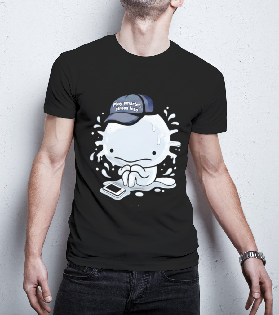 Axolotl Play Smarter Stress Less Hat And Phone T-Shirt